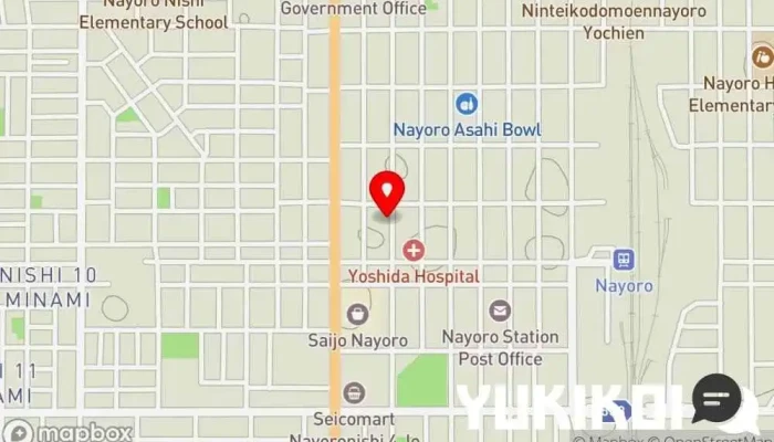 の地図 BREW HIVE レストラン で 名寄市