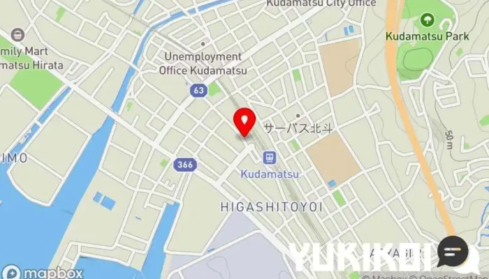 の地図 CAFE&WEDDING Metti al sole イタリア料理店 で 下松市