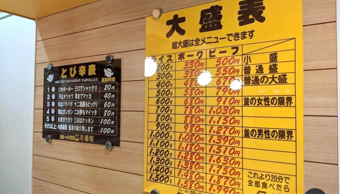 Coco壱番屋 西枇杷島店 -  メニュー - 清須市