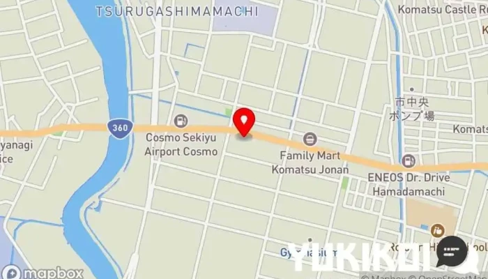 の地図 CUCINA クッチーナ イタリア料理店, カフェ・喫茶 で 小松市