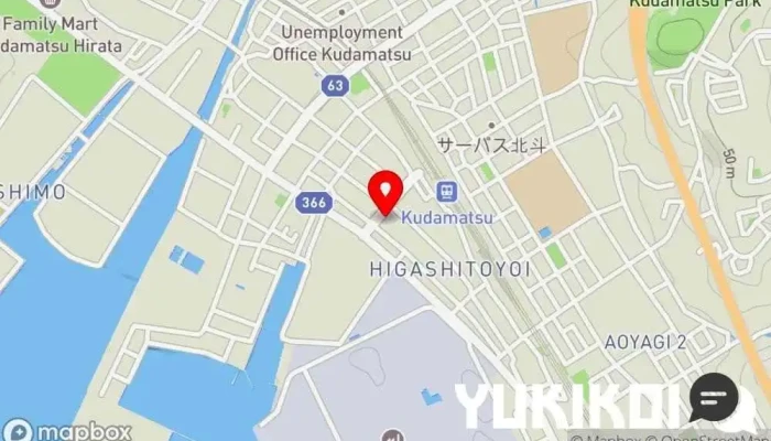 の地図 Dining Bar Agio イタリア料理店, 創作料理店, モダン居酒屋レストラン で 下松市