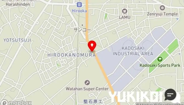 の地図 Family Place B-Pono ハンバーガー店, アメリカ料理店, レストラン で 塩尻市