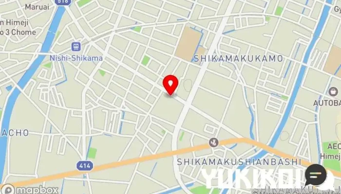の地図 Grazie 飾磨本店 イタリア料理店 で 姫路市
