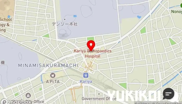 の地図 Korean Kitchen KABUKAN 韓国料理店, 韓国焼肉店 で 刈谷市
