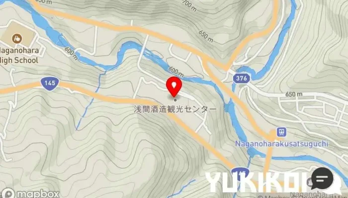 の地図 pizzeria KURATTORIA150 レストラン で 長野原町