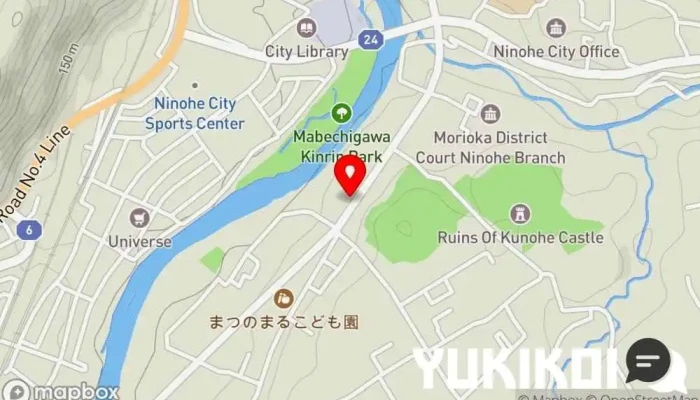 の地図 あか垣 居酒屋, ふぐ料理店, すっぽん料理店, 寿司店 で 二戸市