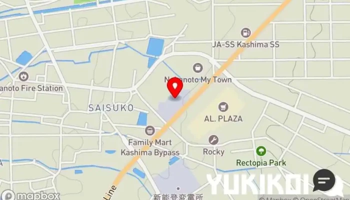の地図 ありす食堂 洋食レストラン で 中能登町