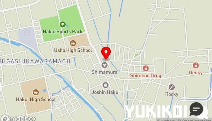 の地図 いし乃 コーヒーショップ・喫茶店, 和菓子屋 で 羽咋市