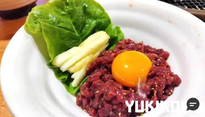 うまい焼肉 あおぞら 原町店 -  タルタルステーキ - 東吾妻町
