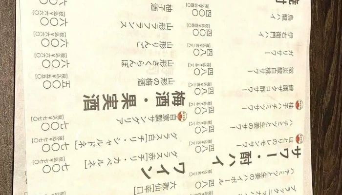おでんと日本酒 はとり -  メニュー - 新庄市