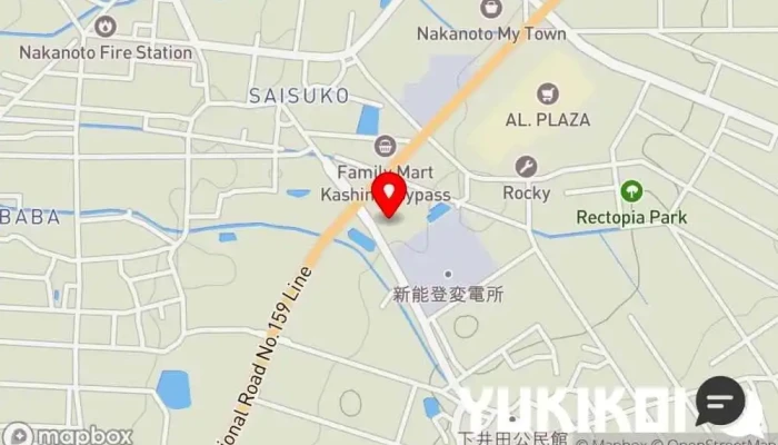 の地図 お好み焼KiKi キキ お好み焼き店 で 中能登町