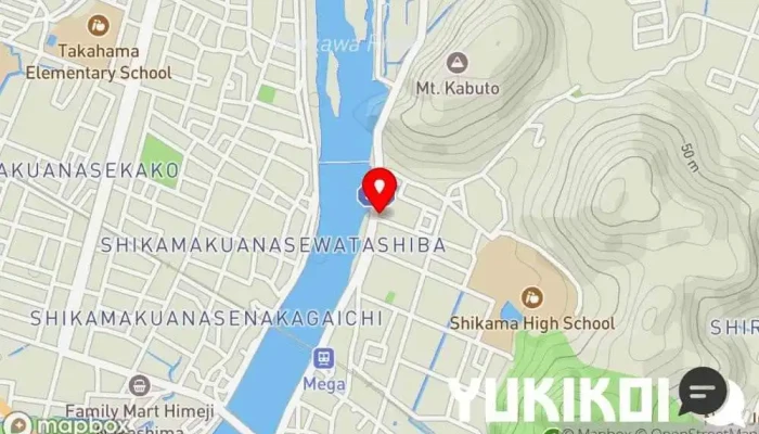 の地図 お食事処 銀屋 定食屋 で 姫路市