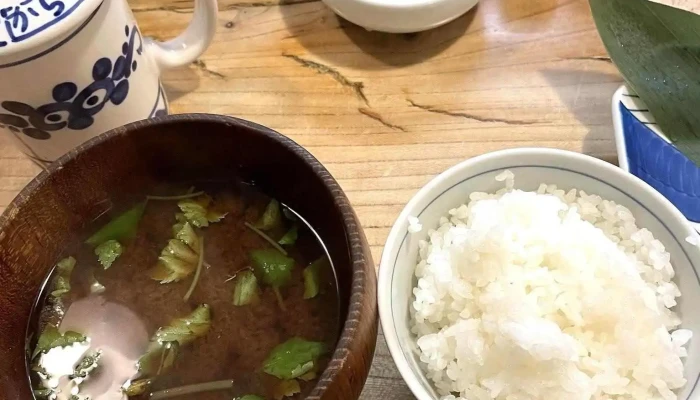 かつ久 無庵 -  味噌汁 - 前橋市