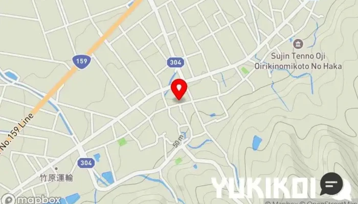の地図 かめや 料亭, 和食店 で 中能登町