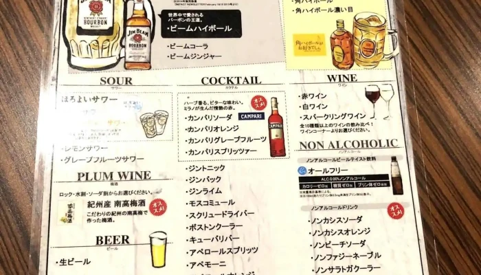 がぶ飲み酒場 3バルカン -  メニュー - 刈谷市