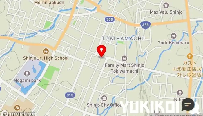 の地図 さかえや 居酒屋 で 新庄市