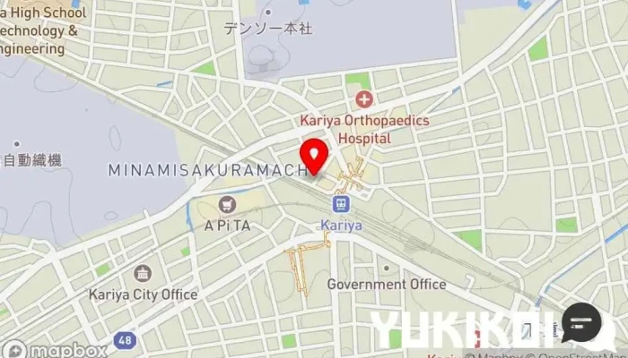 の地図 じゅげむ 刈谷駅前店 居酒屋, 和食店, 肉料理店, 寿司店 で 刈谷市