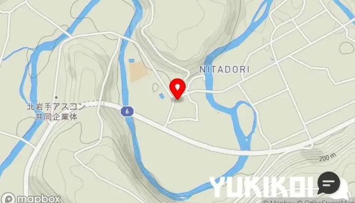 の地図 せきしろ庵 和食店 で 二戸市