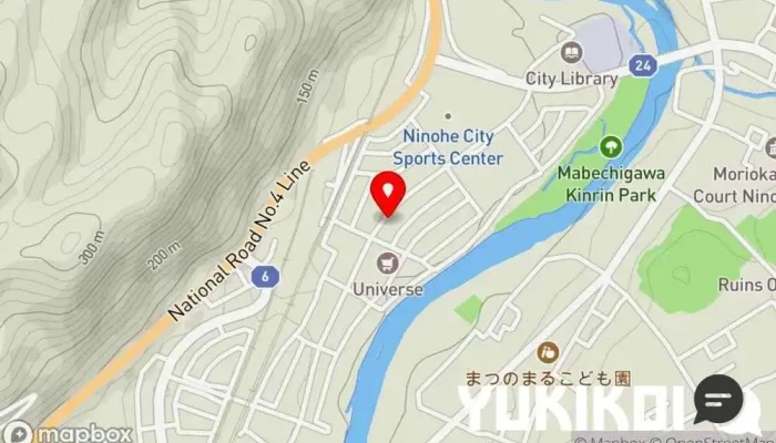 の地図 そば処 小庵 蕎麦店 で 二戸市