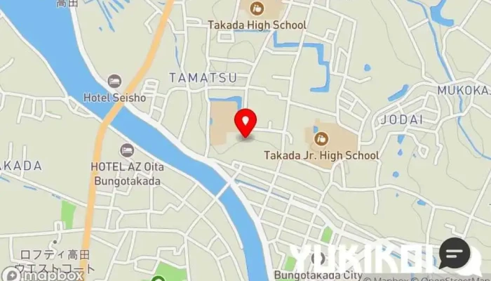 の地図 そば処 響 蕎麦店 で 豊後高田市
