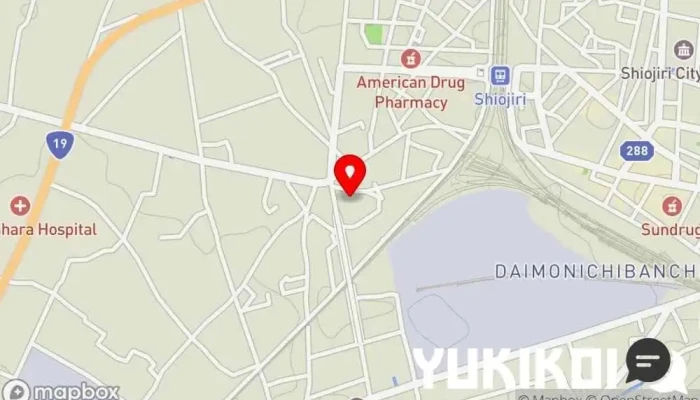 の地図 そば屋しみず 蕎麦店 で 塩尻市