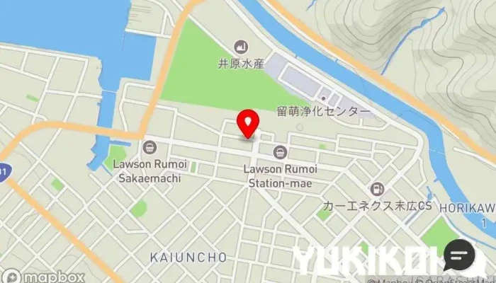 の地図 ときよし食堂 定食屋 で 留萌市