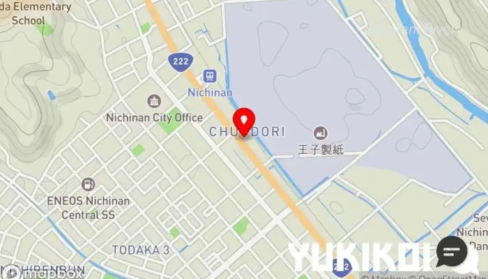 の地図 とんかつ 大晃 とんかつ店 で 日南市