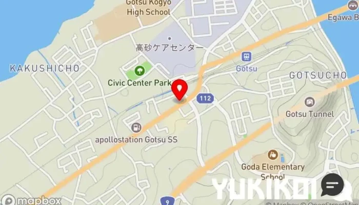 の地図 なご味 和食店 で 江津市