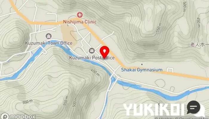 の地図 のとや 居酒屋 で 葛巻町