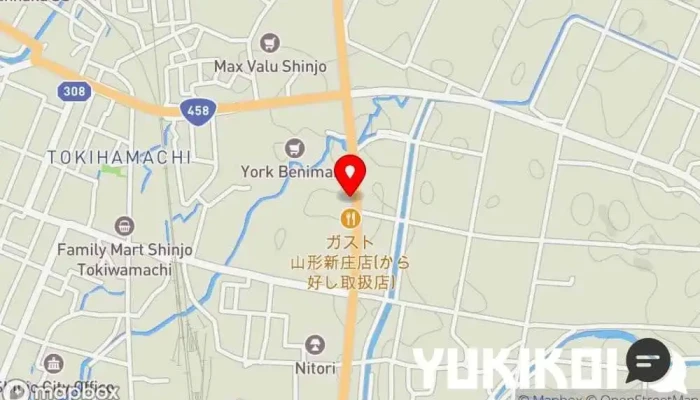 の地図 はま寿司 新庄店 回転寿司店 で 新庄市