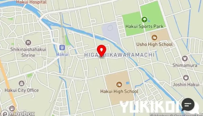 の地図 ぺちゃくちゃ屋 和食店 で 羽咋市