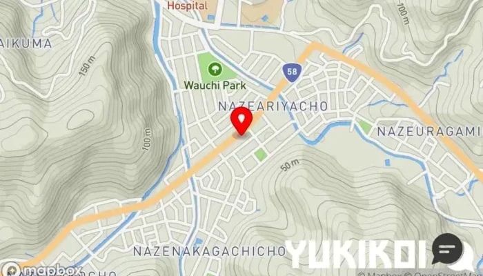 の地図 むら山 定食屋 で 奄美市