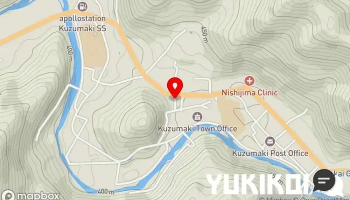 の地図 よし寿司 寿司店 で 葛巻町
