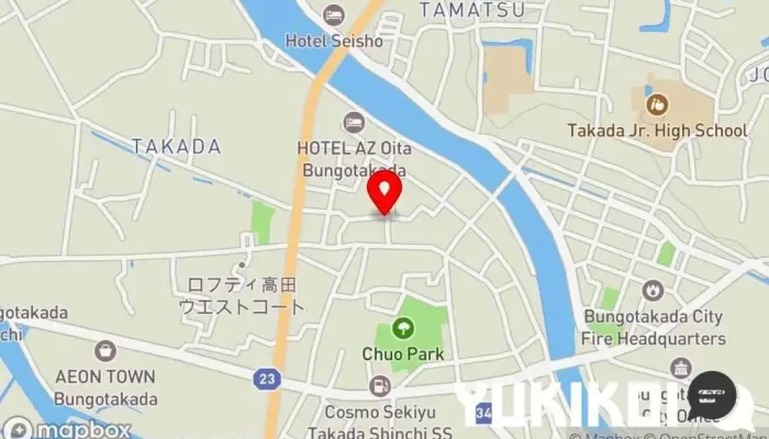 の地図 わすれな草 軽食店 で 豊後高田市