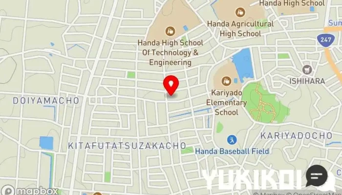 の地図 インドカレー ビンディカ 半田店 インド料理店 で 半田市