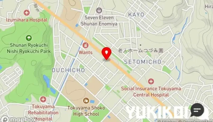 の地図 ガスト 徳山周陽店 ファミリー レストラン, 朝食レストラン, 日本式洋食レストラン, 宅配/出前, テイクアウト, レストラン, 洋食レストラン で 周南市