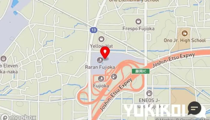 の地図 ガトーフェスタ ハラダ ららん藤岡店 洋菓子店 で 藤岡市