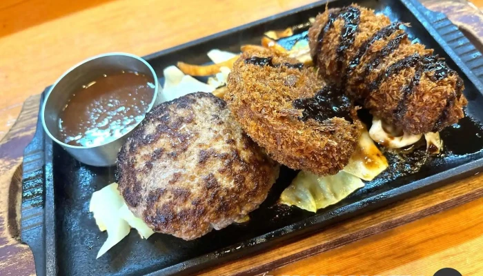 グリルハンバーグnino ソールズベリーステーキ - 羽咋市