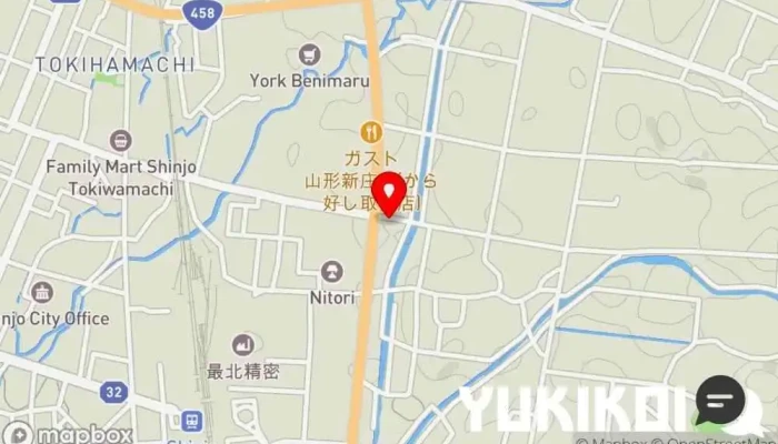 の地図 ケンちゃんラーメン 新庄店 ラーメン屋 で 新庄市