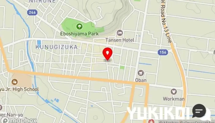 の地図 コージー 軽食店 で 南陽市