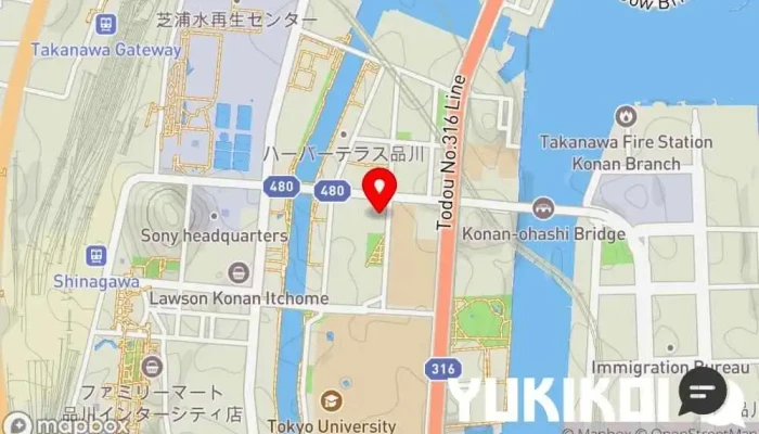 の地図 サイゼリヤ 港南中学校前店 ファミリー レストラン, イタリア料理店 で 港区