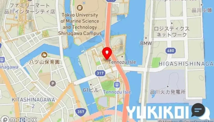 の地図 サベラ ティッカ ビリヤニ インド料理店 で 品川区