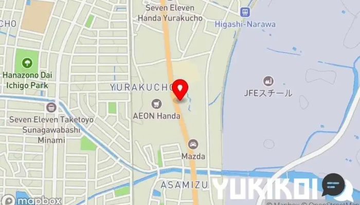 の地図 スシロー 半田店 回転寿司店, ファミリー レストラン, テイクアウト, レストラン, 寿司店, テイクアウト寿司店 で 半田市
