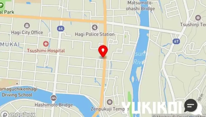 の地図 スシロー 萩土原店 回転寿司店, ファミリー レストラン, テイクアウト, レストラン, 寿司店, テイクアウト寿司店 で 萩市