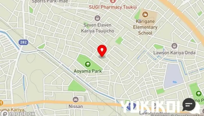 の地図 スバカマナ 刈谷店 インド料理店 で 刈谷市