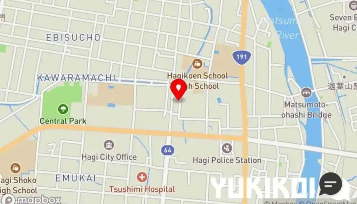 の地図 ダイニング 然 居酒屋 で 萩市