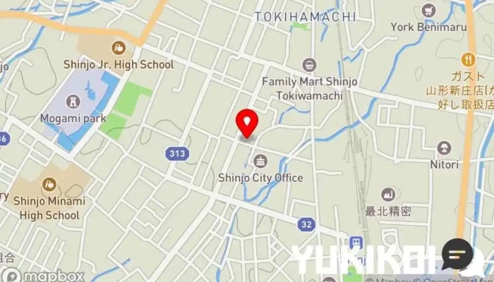 の地図 ドゥエ イタリア料理店 で 新庄市