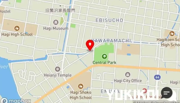 の地図 パトラ・カフェ 軽食店, カフェ・喫茶, コーヒーショップ・喫茶店 で 萩市
