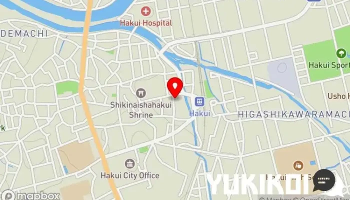 の地図 ビストロ サカイ フランス料理店 で 羽咋市