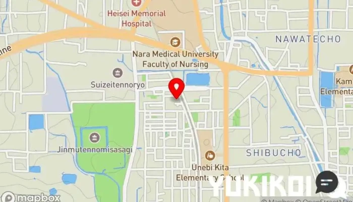 の地図 ビストロ・イマイ フランス料理店 で 橿原市